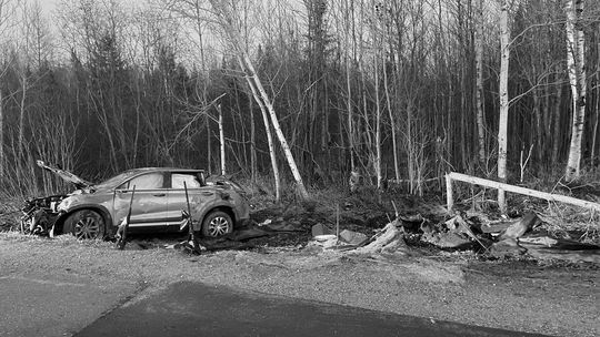 Babbitt woman in one vehicle accident