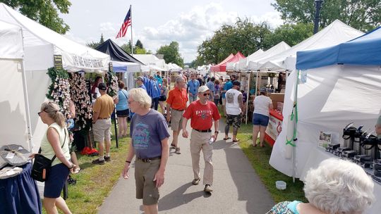 Blueberry/Art Festival bursting at seams