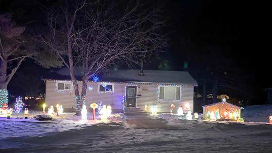 Ely Community Center winners of Holiday Lights Contest