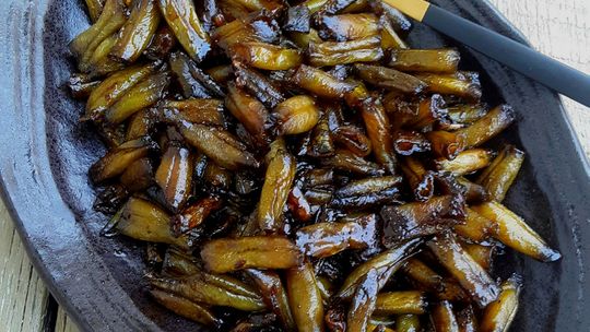 End of the Road Recipes: Green Beans in Whoa Sauce and Peanut Butter Caramallow Sweet Potato Casserole