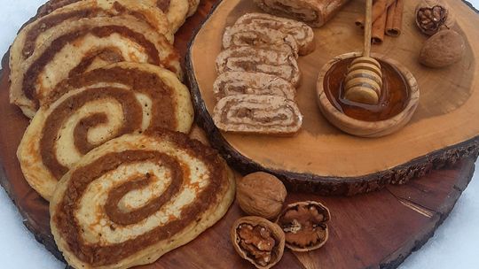 End of the Road Recipes: Potica Pancakes with Potica Compound Butter