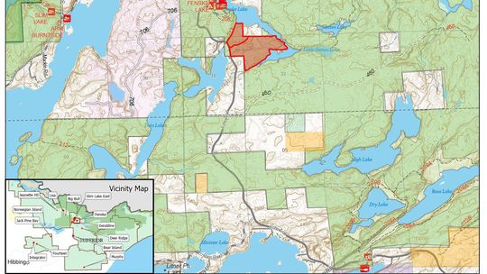 Forest Service lights Fenske Lake prescribed burn