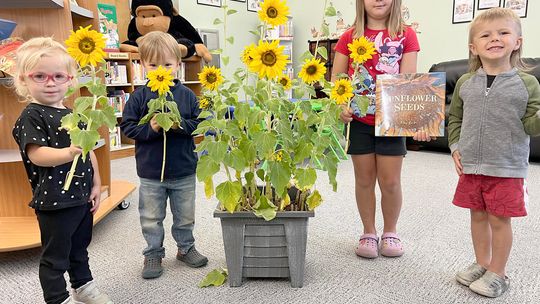 Seeds planted during the Summer Reading Program are now in full bloom