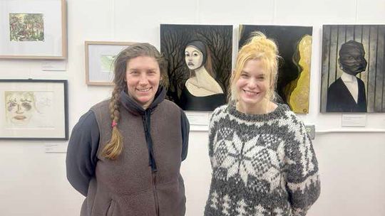 “Sometimes, really hard years make really good art;” art show opens in Ely