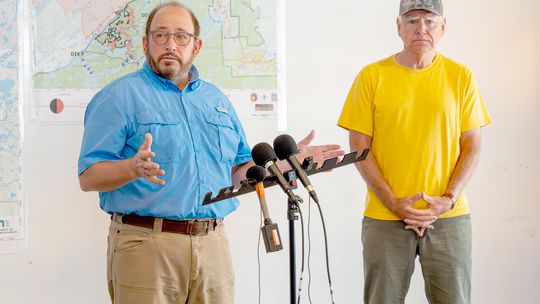 Walz visits Ely, talks relief