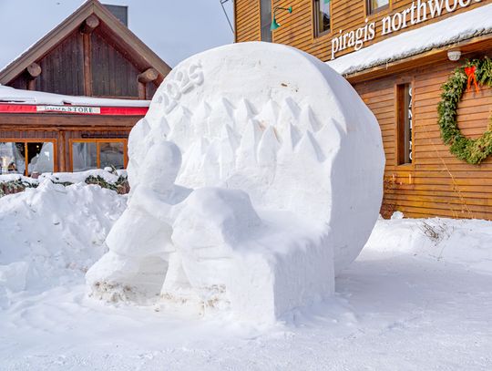 33rd Ely Winter Festival begins with snow carving