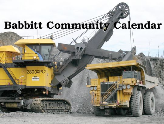 Babbitt Community Calendar Babbitt Community Calendar