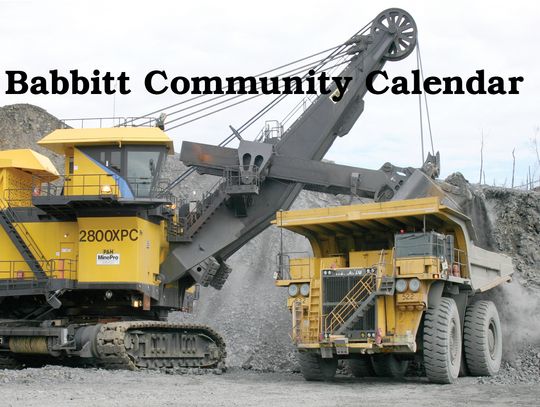 Babbitt Community Calendar Babbitt Community Calendar