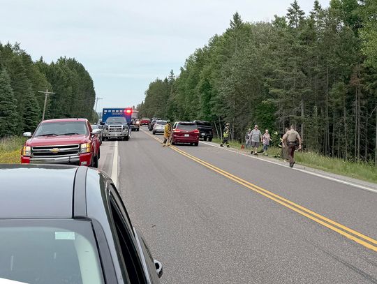 Babbitt fire department extricates driver in crash