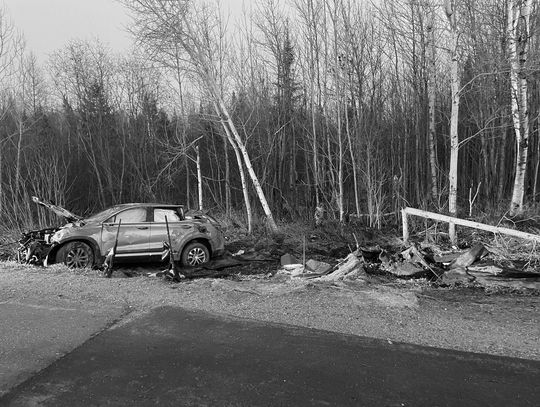 Babbitt woman in one vehicle accident