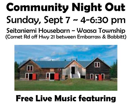 Community Night Out set for Sept. 7 in Embarrass