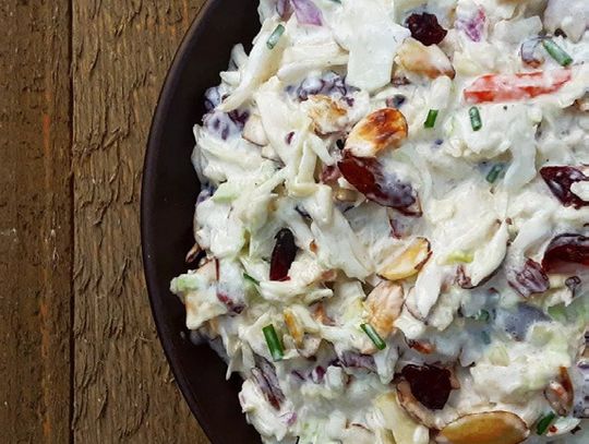 CRANBERRY ALMOND COLESLAW