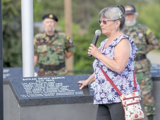 Daughter of Bataan Death March survivor speaks