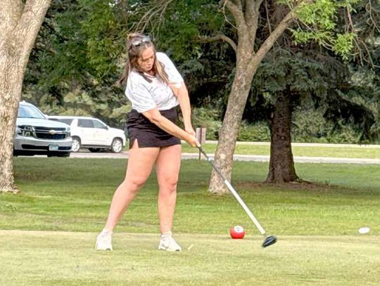 DeBeltz takes part in state girls golf meet