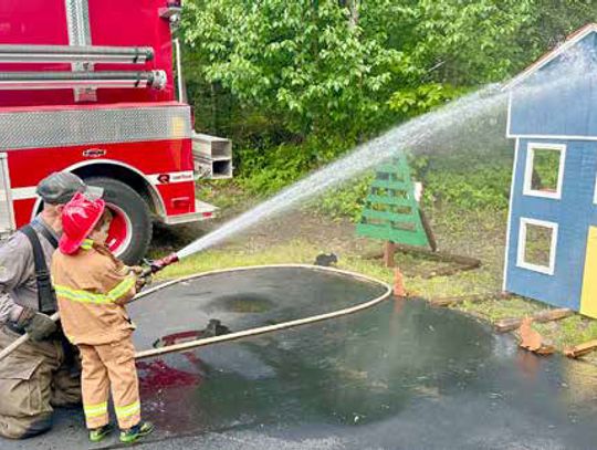 Eagles Nest fire department holds Touch-A-Truck event