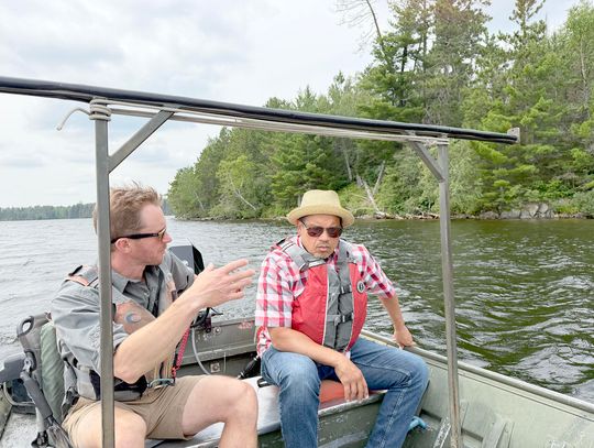 Ellison visits Ely for conversations on wildfire impacts