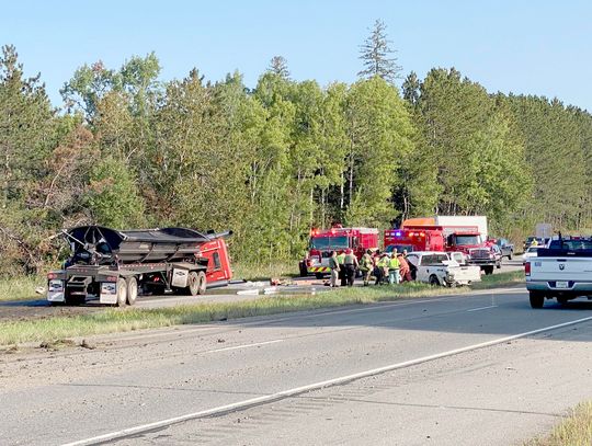 Ely woman injured in crash with semi truck