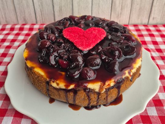 End of the Road Recipes: Black Cherry Balsamic Biscoff Cheesecake