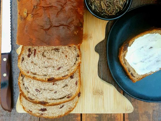End of the Road Recipes: Cranberry Wild Rice Swirl Bread