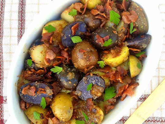 End of the Road Recipes: German Warm Potato Salad