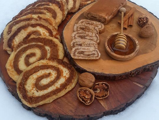 End of the Road Recipes: Potica Pancakes with Potica Compound Butter