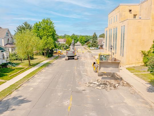 First road closure in place