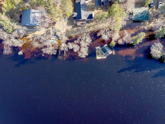 Flooding comes from high water