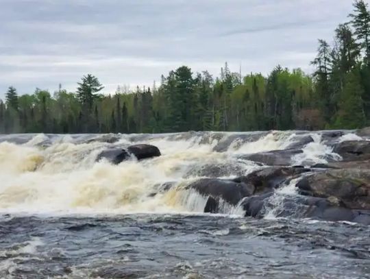 Curtain Falls in the Boundary Waters Canoe Area Wilderness. Rescue Squad Team Leader Ben Hartley via St. Louis County Rescue Squad Facebook