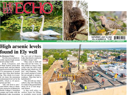 High arsenic levels found in Ely well