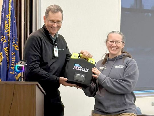 Babbitt EMS awarded AED for lifesaving response; Industrial park discussions continue