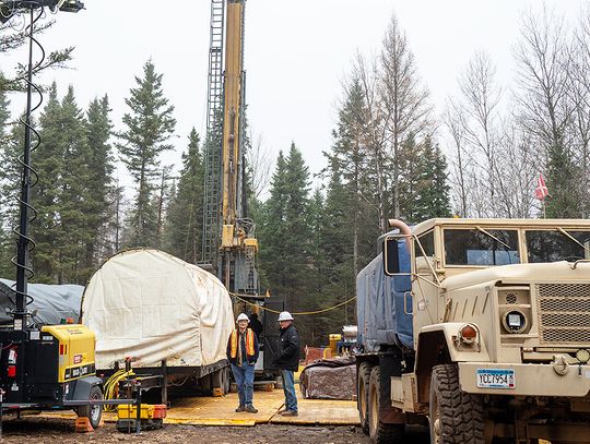 Pulsar drill hole hits 3,500 feet Pulsar drill hole hits 3,500 feet