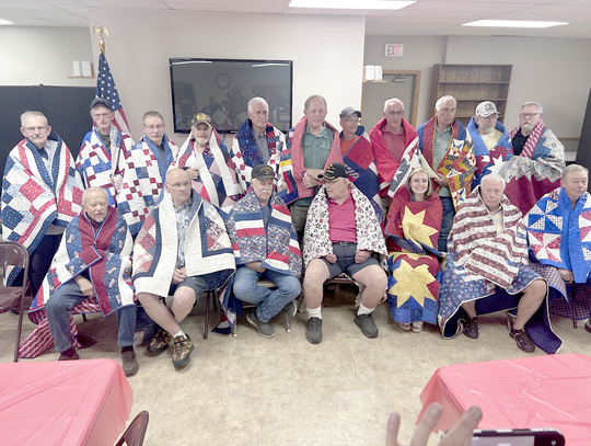 Quilts of Valor presented to 18 veterans from Ely’s Heart of the Woods Quilters