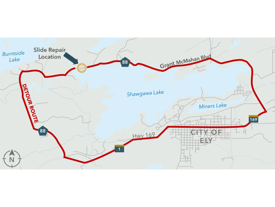 Repair project in Ely to cause week-long detour around Shagawa Lake