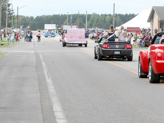 Residents and visitors of Babbitt lined Sunday’s parade route for Peter Mitchell Fun Days 2024