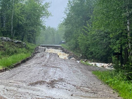 Roads washed out from storm system UPDATE