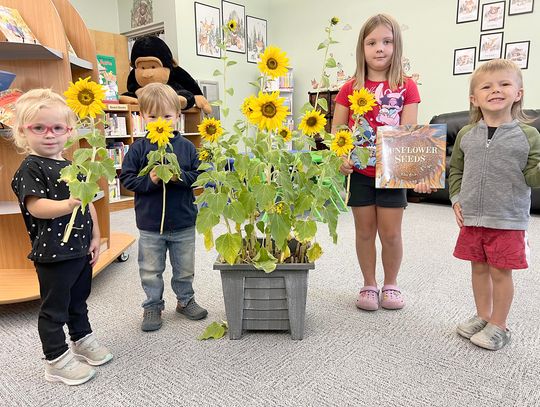 Seeds planted during the Summer Reading Program are now in full bloom
