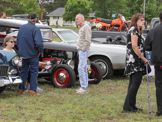 The classic cars were abundant at the Peter Mitchell Days car show