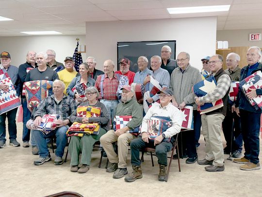 Veterans honored by quilters