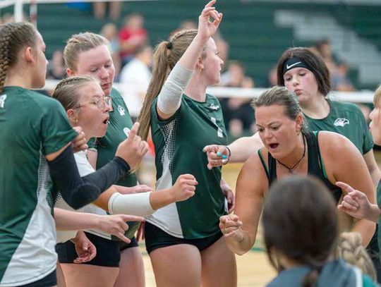 Volleyball team falls in home opener