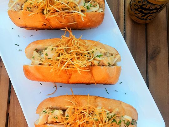 WALLEYE ROLLS WITH BEERNAISE AND FRITES