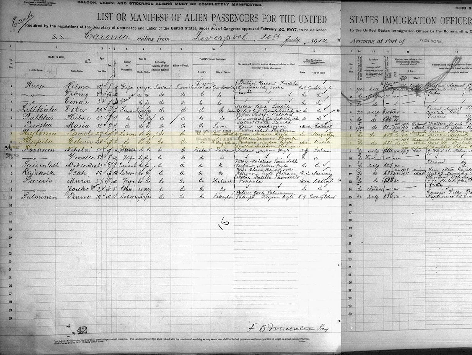 Chapter 4: Famine, politics and persecution – reasons to come to America