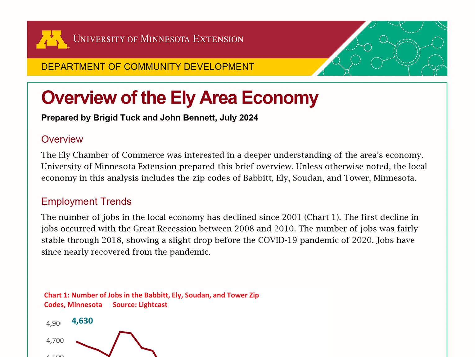 Jobs, wages lag in Ely area