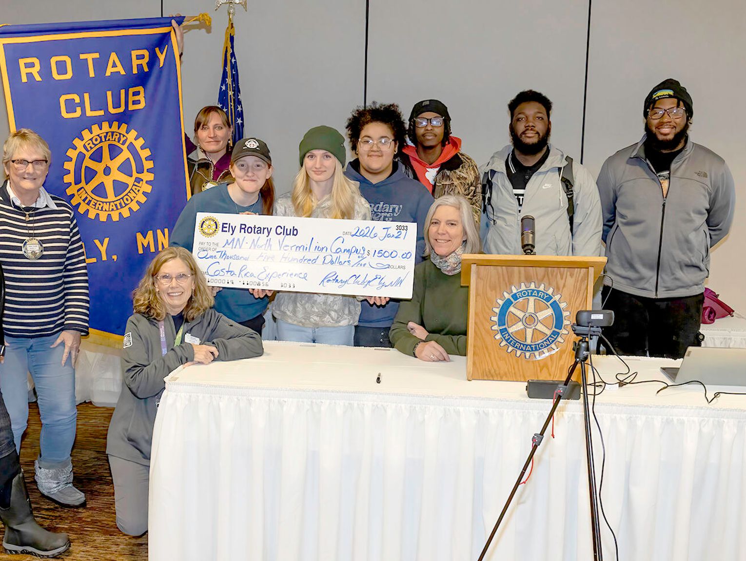 Vermilion students sell raffle tickets for Costa Rica trip