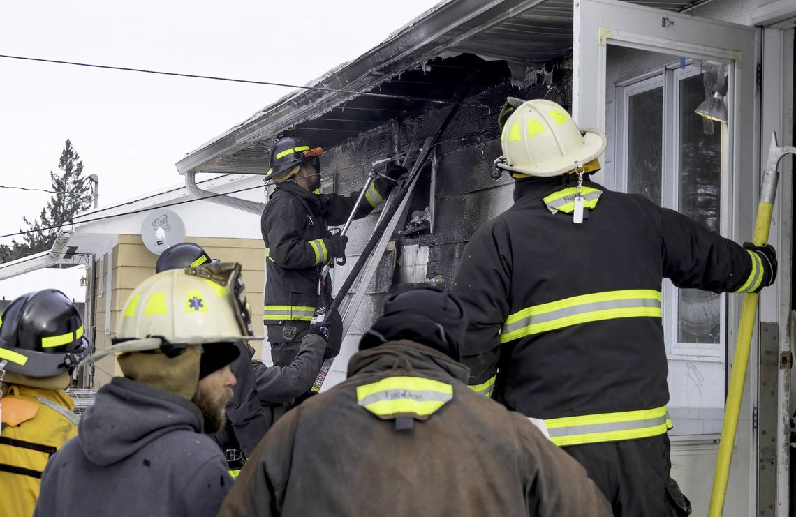 Quick response from Babbitt Fire Department Quick response from Babbitt Fire Department