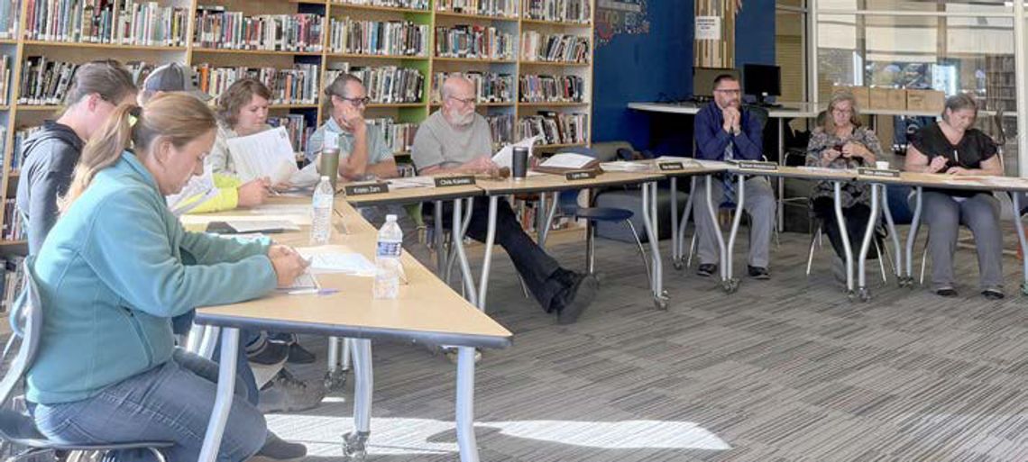 Babbitt EMS recognized by school board for large school supply donation