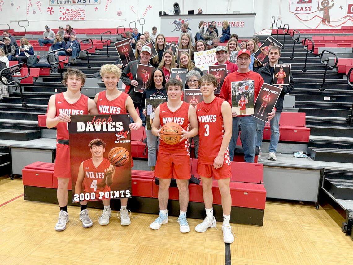 Davies passes 2,000 mark