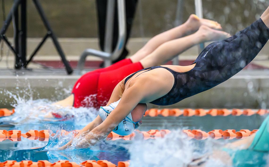 DeBeltz, Larson, relay all medal at section swim meet