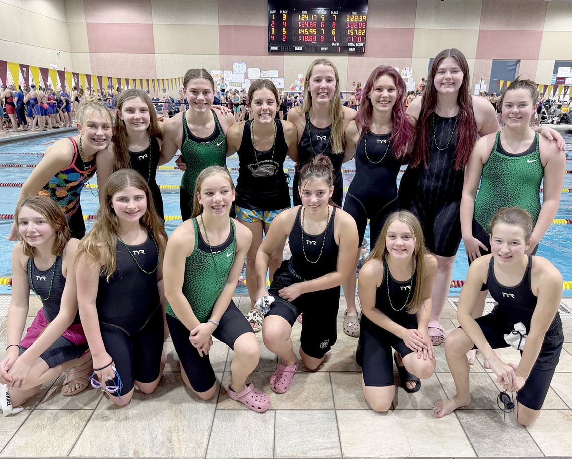DeBeltz medals, swimmers take 10th in Section 7A meet