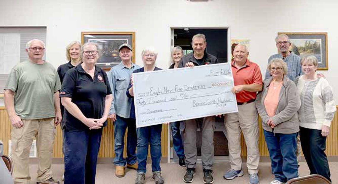 Eagles Nest fire/EMS auxiliary donates $30,000 to fire department Eagles Nest fire/EMS auxiliary donates $30,000 to fire department
