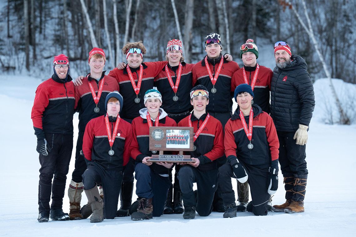 Ely boys second at state ski meet